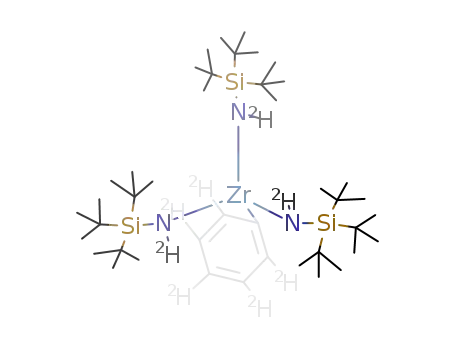 ((C(CH<sub>3</sub>)3)3SiN<sup>(2)</sup>H)3ZrC<sub>6</sub><sup>(2)</sup>H<sub>5</sub>