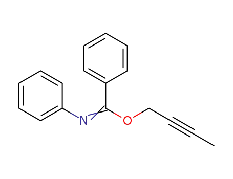 Molecular Structure of 1252581-34-2 (but-2-ynyl-N-phenylbenzimidate)