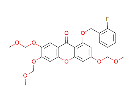 Molecular Structure of 1314917-79-7 (C<sub>26</sub>H<sub>25</sub>FO<sub>9</sub>)