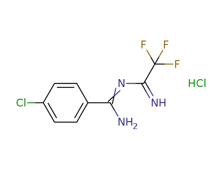 C<sub>9</sub>H<sub>7</sub>ClF<sub>3</sub>N<sub>3</sub>*ClH