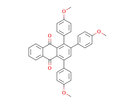 1,2,4-tris(4-methoxyphenyl)anthraquinone