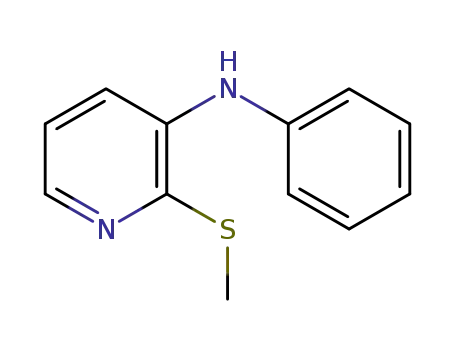 Molecular Structure of 1294517-68-2 (2-(methylthio)-N-phenylpyridin-3-amine)