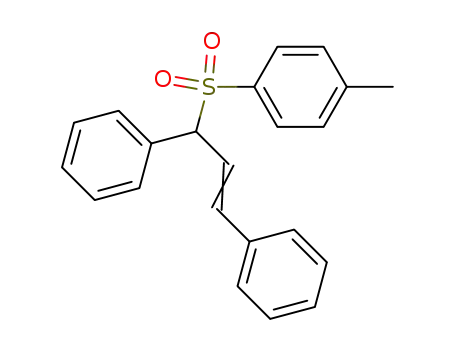 Molecular Structure of 29128-01-6 (Benzene, 1-[(1,3-diphenyl-2-propenyl)sulfonyl]-4-methyl-)