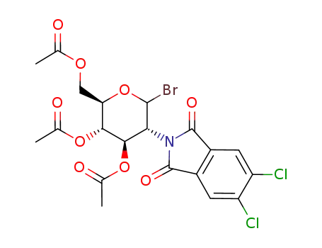 3,4,6-tri-O-acetyl-2-(4,5-dichlorophthalimido)-2-deoxy-D-glucopyranosyl bromide