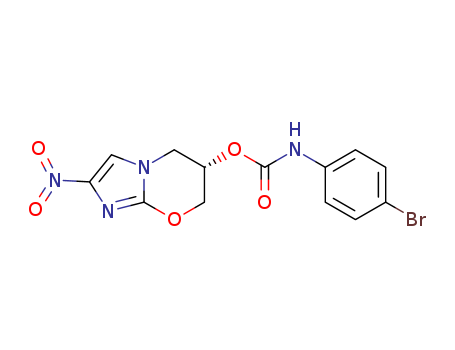 (4-BROMO-PHENYL)-CARBAMICACID(S)-2-NITRO-6,7-DIHYDRO-5H-IMIDAZO[2,1-B][1,3]OXAZIN-6-YLESTERCAS