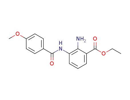 ethyl 2-amino-3-[(4-methoxybenzoyl)amino]benzoate