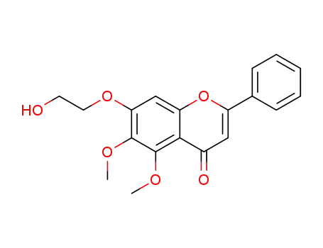 7-(2-hydroxyethoxy)-5,6-dimethoxy-2-phenyl-4H-1-benzopyran-4-one