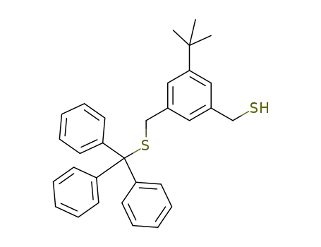 (3-tert-butyl-5-(tritylthiomethyl)phenyl)methanethiol