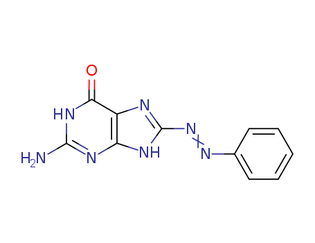 6H-Purin-6-one,2-amino-1,9-dihydro-8-(2-phenyldiazenyl)- cas  79953-00-7