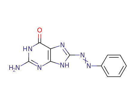 Molecular Structure of 79953-00-7 (8-(phenylazo)guanine)