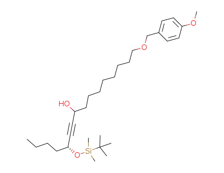 (8R)-8-{[ (tert-butyl)dimethylsilyl]oxy}-16-[(4-methoxybenzyl)oxy]hexadec-6-yn-8-ol