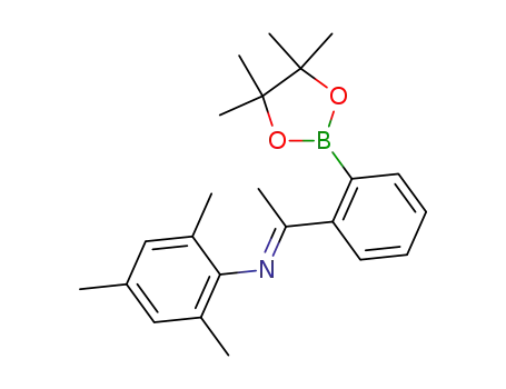 (E)-2,4,6-trimethyl-N-{1-[2-(4,4,5,5-tetramethyl-1,3,2-dioxaborolan-2-yl)phenyl]ethylidene}aniline