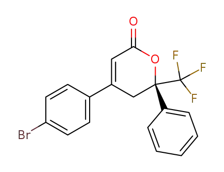 (R)-4-(4-bromophenyl)-6-(trifluoromethyl)-6-phenyl-5,6-dihydro-2H-pyran-2-one