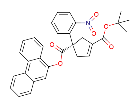 (S)-3-tert-butyl 1-(phenanthren-9-yl) 1-(2-nitrophenyl)cyclopent-3-ene-1,3-dicarboxylate