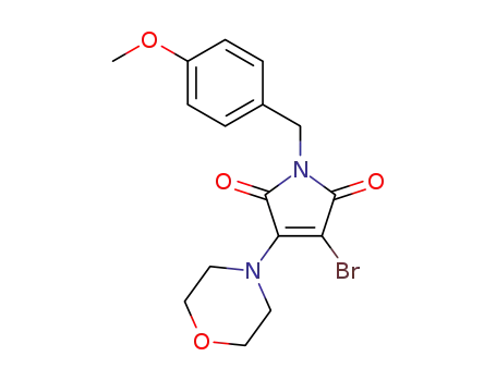 1-(4-methoxybenzyl)-3-bromo-4-morpholino-1H-pyrrole-2,5-dione