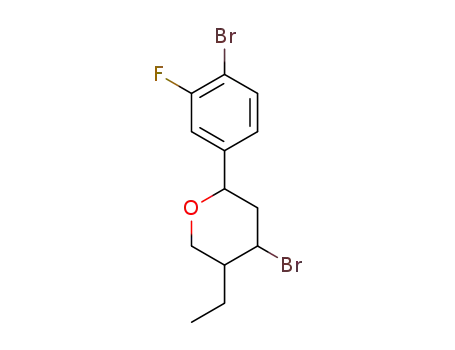 4-bromo-2-(4-bromo-3-fluorophenyl)-5-ethyltetrahydropyran