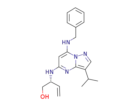 (R)-2-((7-(benzylamino)-3-iso-propylpyrazolo[1,5-a]pyrimidin-5-yl)amino)but-3-en-1-ol