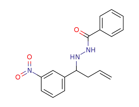 N'-[1-(3-nitrophenyl)but-3-en-1-yl]benzohydrazide