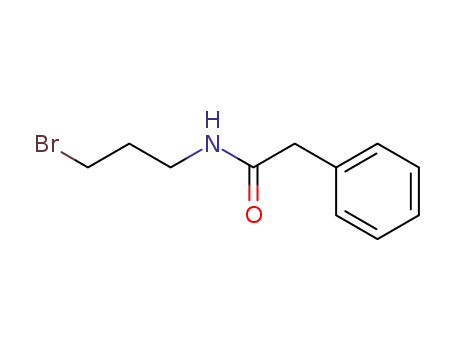 Molecular Structure of 910794-36-4 (N-(3'-bromopropyl)-2-phenylacetamide)