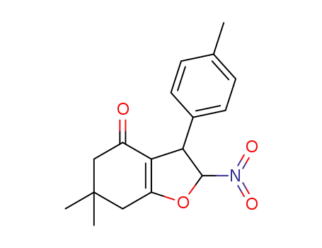 6,6-dimethyl-2-nitro-3-(p-tolyl)-2,3,6,7-tetrahydrobenzofuran-4(5H)-one