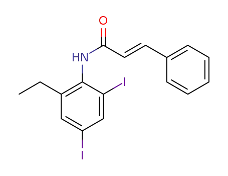 C<sub>17</sub>H<sub>15</sub>I<sub>2</sub>NO