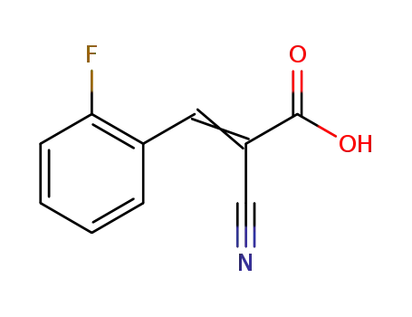2-Propenoic acid, 2-cyano-3-(2-fluorophenyl)-