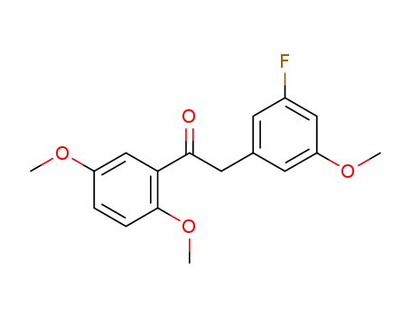 1-(2,5-dimethoxyphenyl)-2-(3-fluoro-5-methoxyphenyl)ethanone