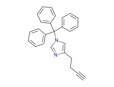 4-but-3-ynyl-1-(triphenylmethyl)imidazole