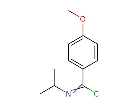 Benzenecarboximidoyl chloride, 4-methoxy-N-(1-methylethyl)-