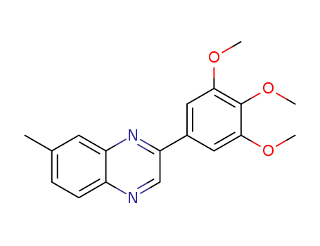 Molecular Structure of 1261073-29-3 (7-methyl-2-(3,4,5-trimethoxyphenyl)quinoxaline)