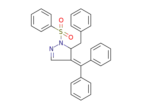 5-benzyl-4-(diphenylmethylene)-1-(phenylsulfonyl)-4,5-dihydro-1H-pyrazole