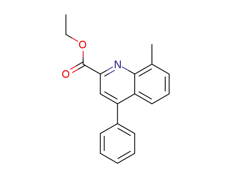 ethyl 8-methyl-4-phenylquinoline-2-carboxylate