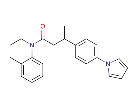 3-(4-(1H-pyrrol-1-yl)phenyl)-N-ethyl-N-(o-tolyl)butanamide