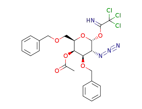 4-O-acetyl-2-azido-3,6-di-O-benzyl-2-deoxy-α-D-galactopyranose 1-O-trichloroacetimidate