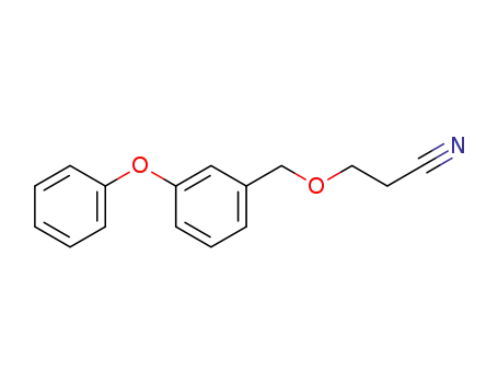 Molecular Structure of 1264878-02-5 (3-phenoxyphenylmethoxypropionitrile)