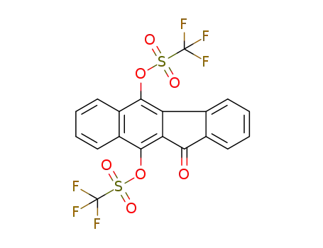 11-oxo-11H-benzo[b]fluorene-5,10-diyl-bis(trifluoromethanesulfonate)