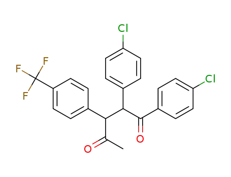 1,2-bis(4-chlorophenyl)-3-(4-(trifluoromethyl)phenyl)pentane-1,4-dione