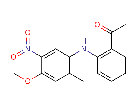 1-[2-(4-methoxy-2-methyl-5-nitrophenylamino)phenyl]ethanone
