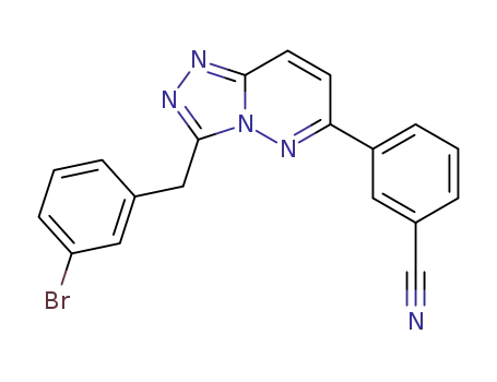 3-[3-(3-bromobenzyl)-1,2,4-triazolo[4,3-b]pyridazin-6-yl]benzonitrile