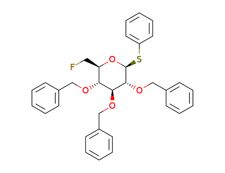 phenyl 2,3,4-tri-O-benzyl-6-deoxy-6-fluoro-1-thio-β-D-glucopyranoside