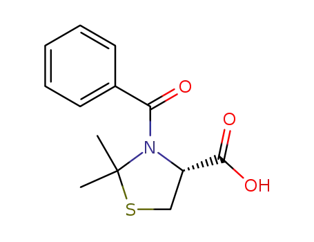 4-Thiazolidinecarboxylic acid, 3-benzoyl-2,2-dimethyl-, (R)-