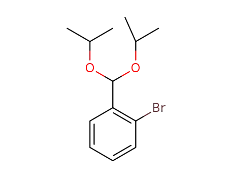 Molecular Structure of 1258208-81-9 (1-bromo-2-(diisopropoxymethyl)benzene)