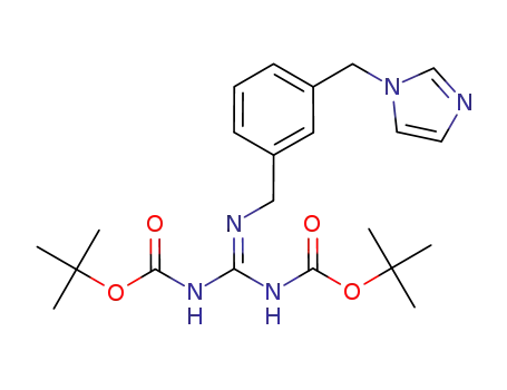 N''-(3-(imidazol-1-yl)methylbenzyl)-N,N'-bis(tert-butoxycarbonyl)guanidine