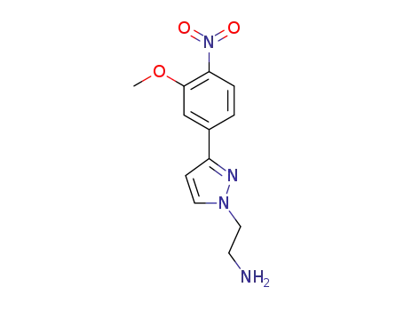 2-(3-(3-methoxy-4-nitrophenyl)-1H-pyrazol-1-yl)ethanamine