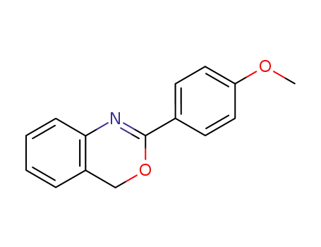 Molecular Structure of 62460-63-3 (4H-3,1-Benzoxazine, 2-(4-methoxyphenyl)-)