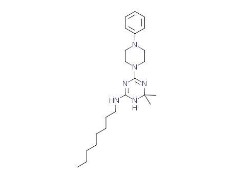 N-octyl-6,6-dimethyl-4-(4-phenylpiperazin-1-yl)-1,6-dihydro-1,3,5-triazine-2-amine