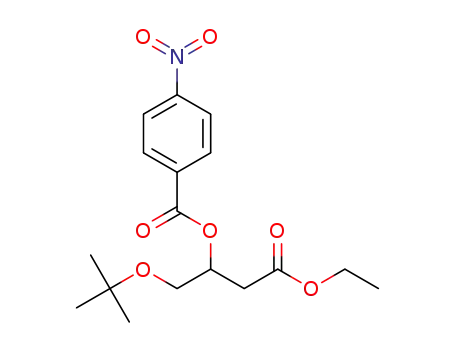 1-(tert-butoxy)-4-ethoxy-4-oxobutan-2-yl 4-nitrobenzoate