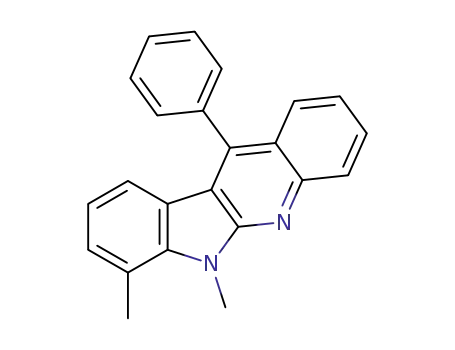 Molecular Structure of 1351557-10-2 (6,7-dimethyl-11-phenyl-6H-indolo[2,3-b]quinoline)