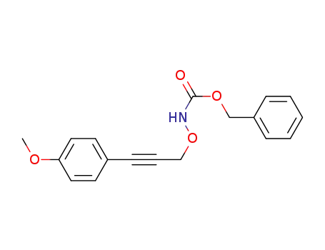 Molecular Structure of 1287768-71-1 (benzyl (3-(4-methoxylphenyl)-2-propynyl)oxycarbamate)