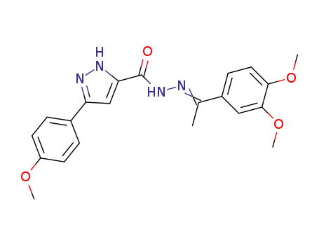 N'-[1-(3,4-dimethoxyphenyl)ethylidene]-3-(4-methoxyphenyl)-1H-pyrazole-5-carbohydrazide